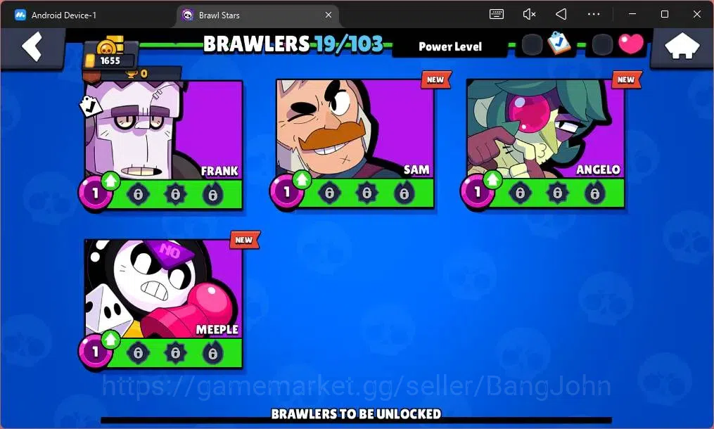 Brawl Stars Accounts Global |1655 Trophy |19 Brawler|2 Max Hypercharge image 8