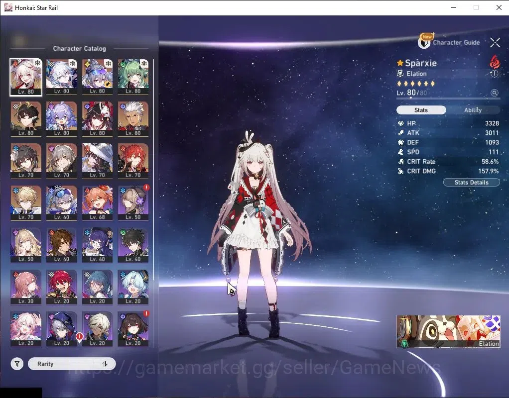 Honkai Star Rail Accounts Asia|TL 66|Sparxie Prem Team|10 Limited|Archer+Sig image 4