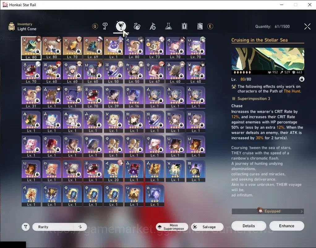 Honkai Star Rail Accounts Asia|TL 66|Sparxie Prem Team|10 Limited|Archer+Sig image 5