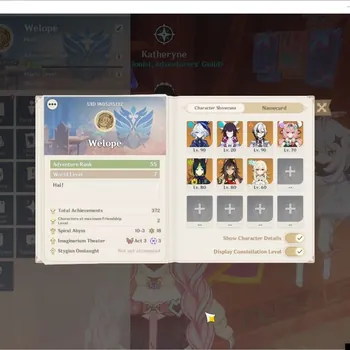 Genshin Impact Accounts Others ASIA|AR 55|4 Limited [Furina,Columbina,Arle,Veresa]+QIqi,Dehya,Tighnari|Low Explore|2