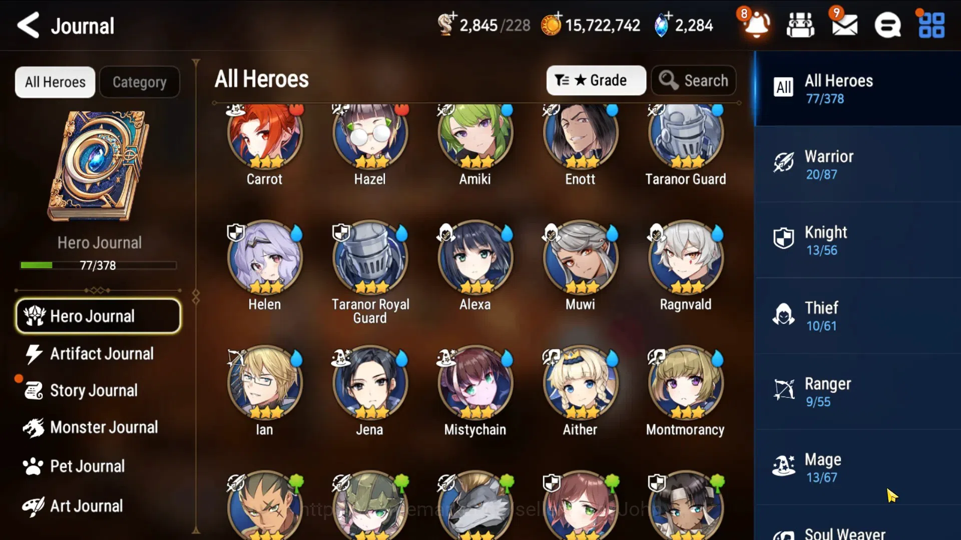 Epic Seven Accounts Global Unverif|5 ML(NMLuna.Harsetti,EIlynav,Dark C image 2