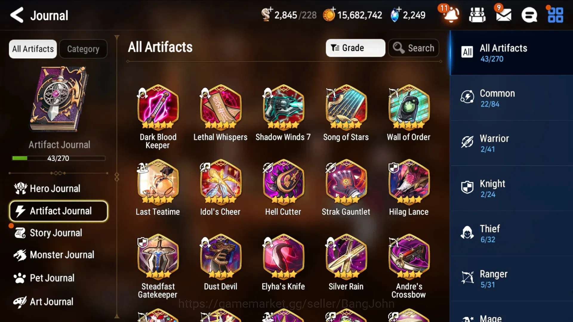 Epic Seven Accounts Global Unverif|5 ML(NMLuna.Harsetti,EIlynav,Dark C image 20