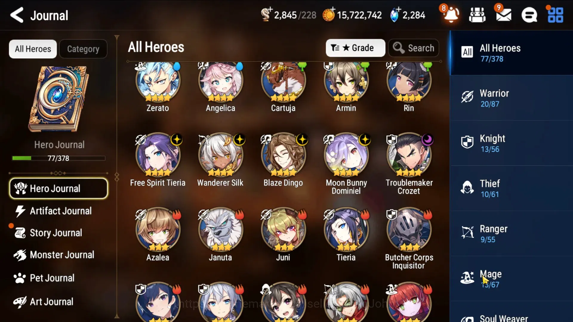 Epic Seven Accounts Global Unverif|5 ML(NMLuna.Harsetti,EIlynav,Dark C image 3