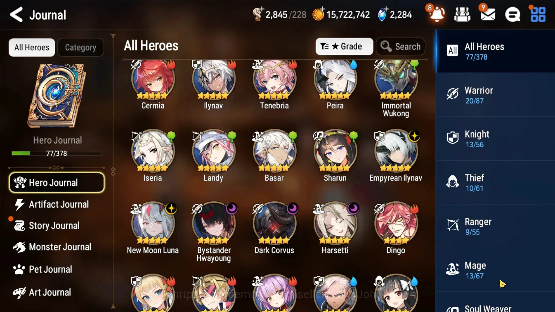 Epic Seven Accounts Global Unverif|5 ML(NMLuna.Harsetti,EIlynav,Dark C image 4