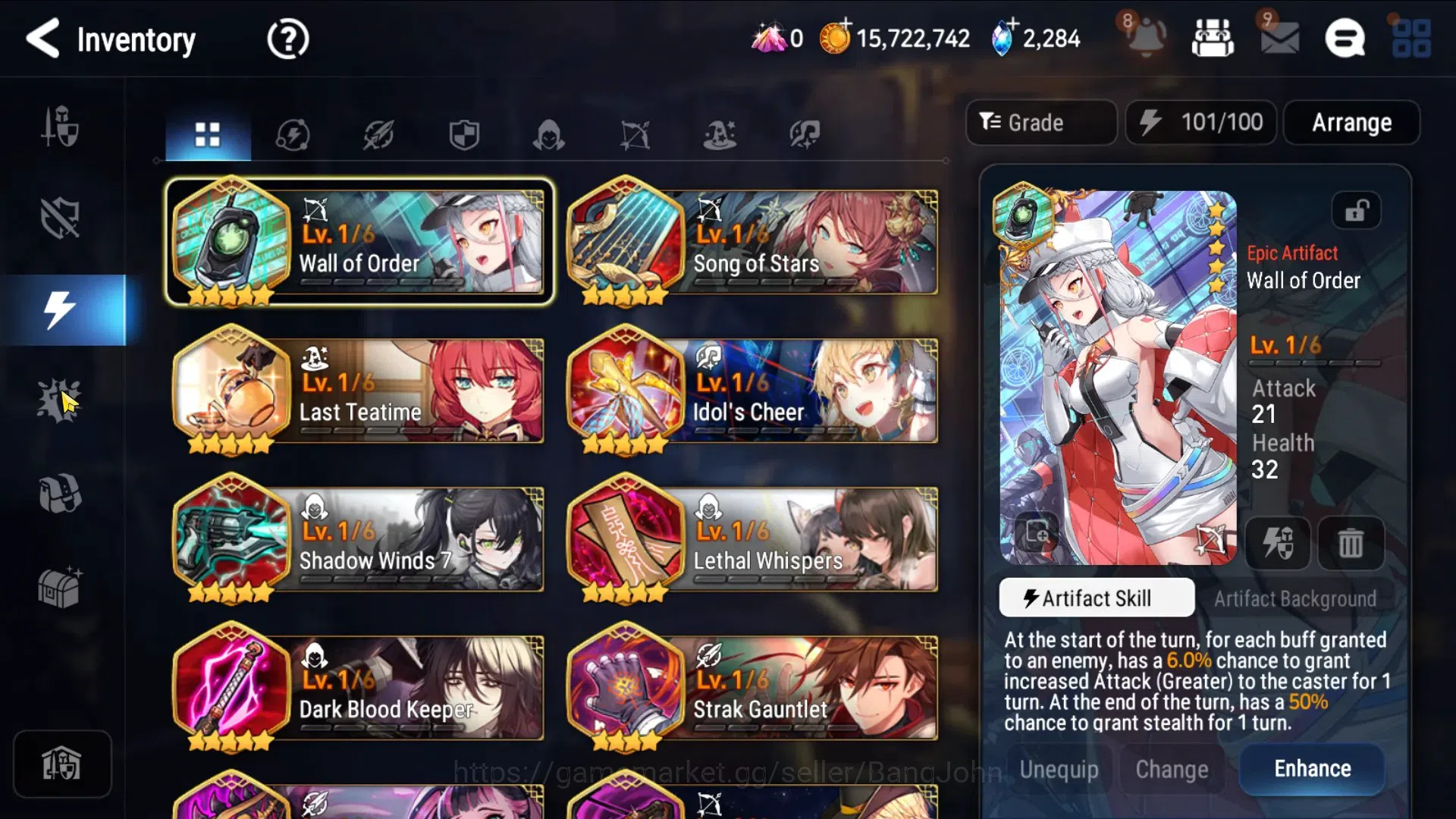 Epic Seven Accounts Global Unverif|5 ML(NMLuna.Harsetti,EIlynav,Dark C image 7