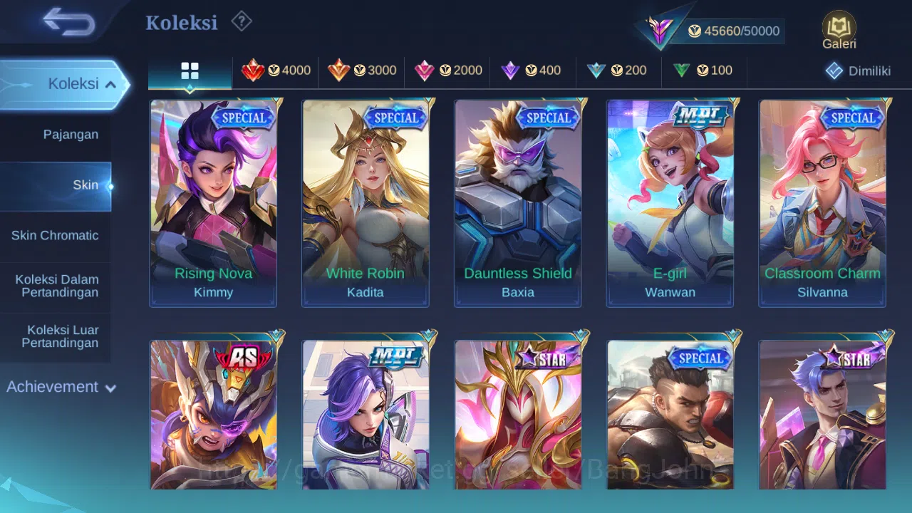 Mobile Legends: Bang Bang Accounts Hero 76 Skin 180 | Luckybox Alpha, Akai | KOF kari image 12