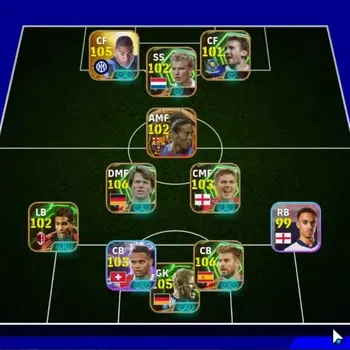 eFootball Accounts Legends & Iconic Players Android|Big Time Ronaldinho Gaucho|10Epic Lothar Matthaus,Gerard