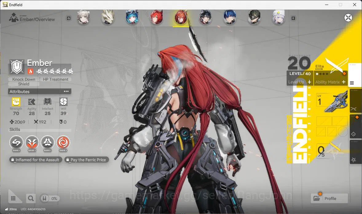Arknights: Endfield Accounts ASIA | LVL 54, Yvonne Sign, gilberta sign, Last ri image 10