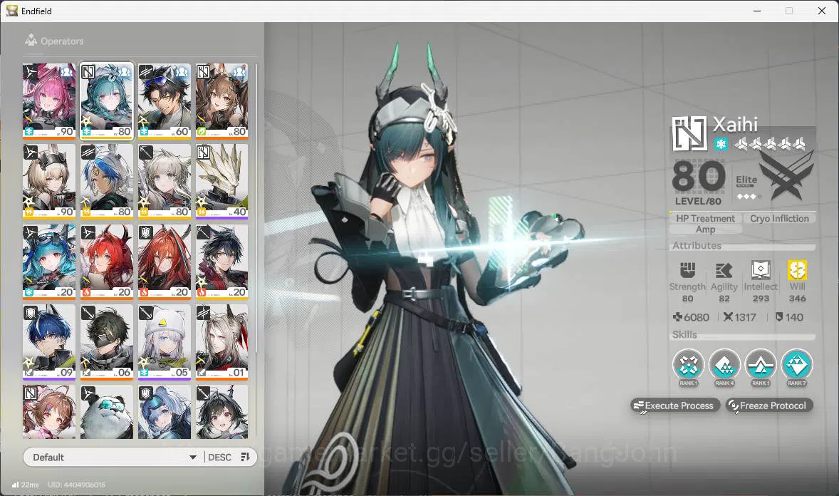 Arknights: Endfield Accounts ASIA | LVL 54, Yvonne Sign, gilberta sign, Last ri image 3