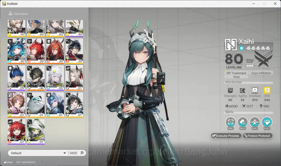 Arknights: Endfield Accounts ASIA | LVL 54, Yvonne Sign, gilberta sign, Last ri image 4