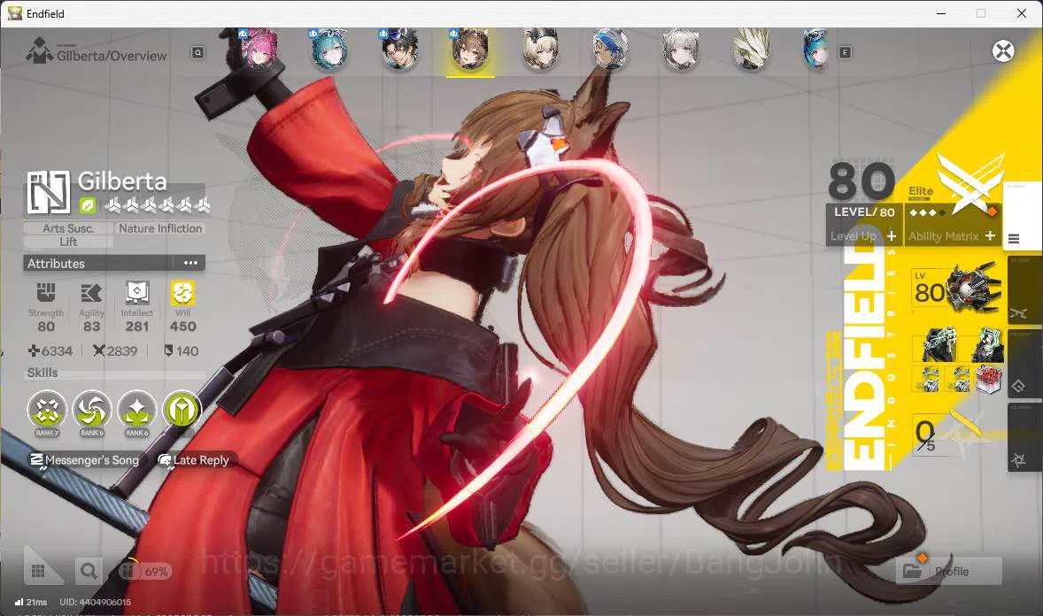 Arknights: Endfield Accounts ASIA | LVL 54, Yvonne Sign, gilberta sign, Last ri image 6
