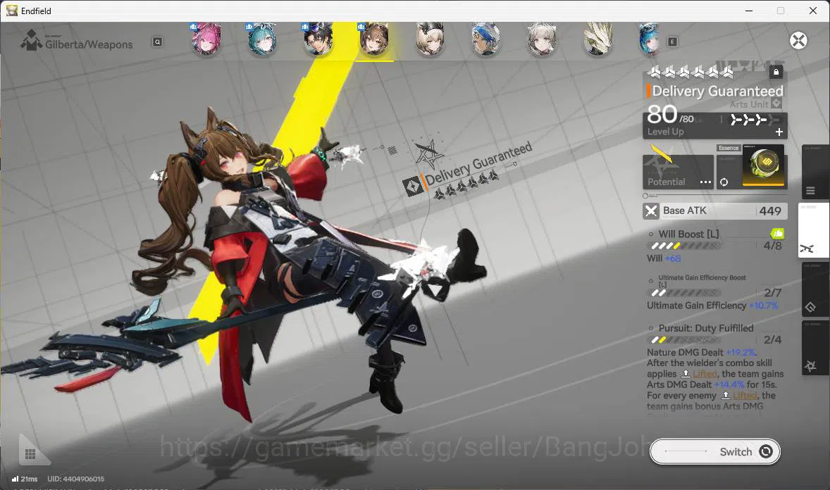 Arknights: Endfield Accounts ASIA | LVL 54, Yvonne Sign, gilberta sign, Last ri image 7