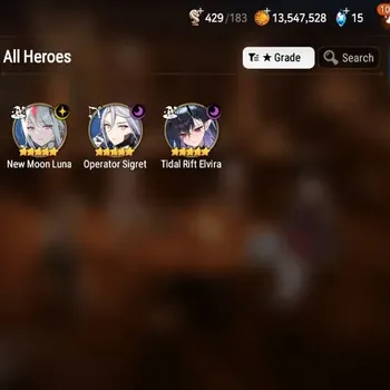 Epic Seven Accounts Starter Global Unverif|Starter|3 ML [NML,OpSigret,TRElvira]|PoH+Bless ON|Abyss F51|Check