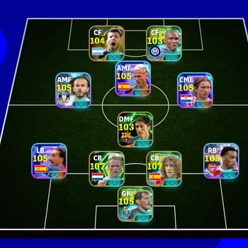eFootball Accounts Legends & Iconic Players EFOOTBALL COLECTIVE 3232+ | NEW CARD C PUYOL,S ETOO,COLE PALMER,L MODRIC,J
