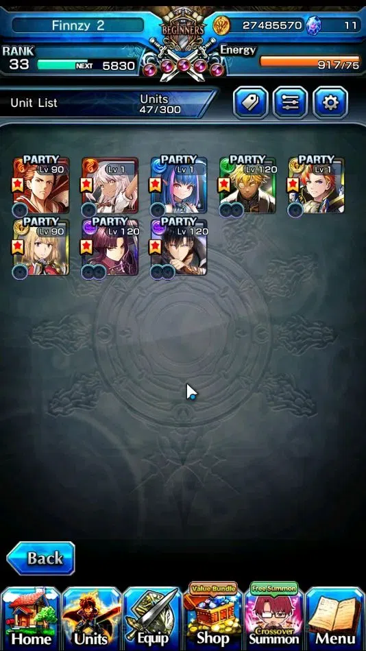 Grand Summoners Accounts Global|Rank 33|8 Ascend|(Sung Jinwoo)+TW,Chloe,WH image 4