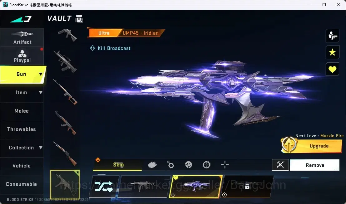 Blood Strike Accounts ASIA | ETERNAL GUNS : AUG - Empyrean,  | 2 ULTRA G image 5