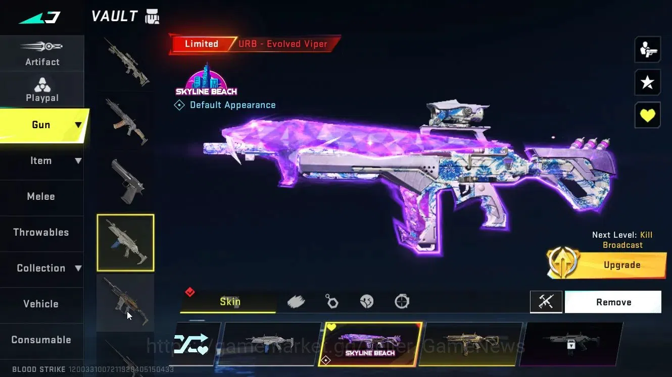 Blood Strike Accounts ASIA|ETERNAL[UZI-Scorpius]+Collab BLEACH Byakuya+1 image 12
