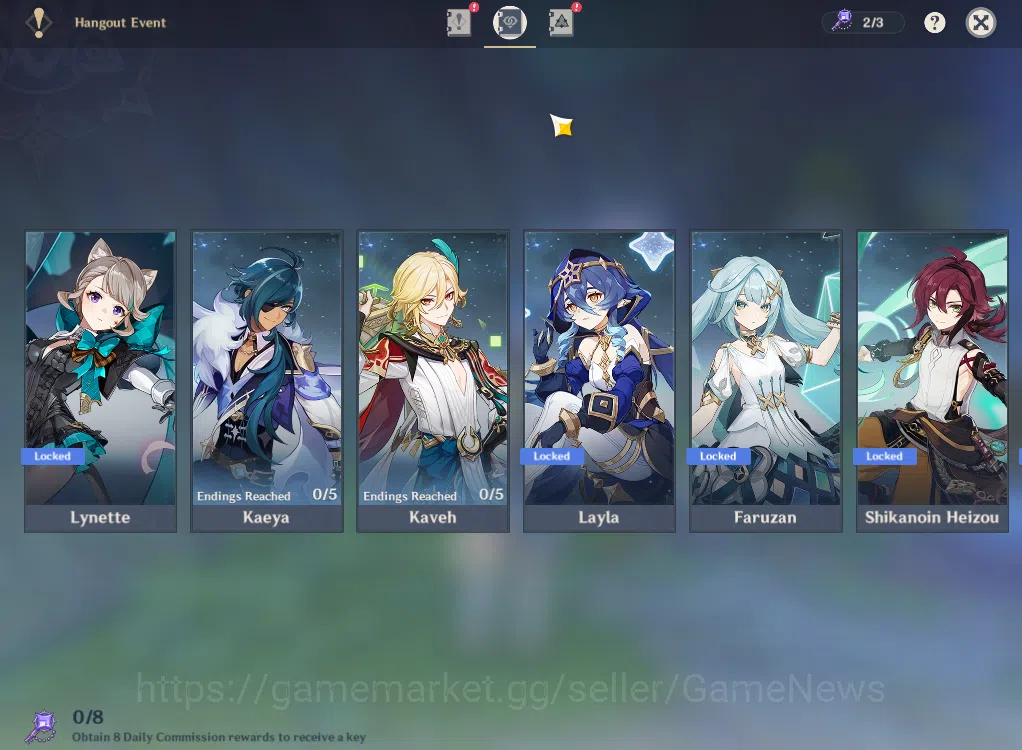Genshin Impact Accounts ASIA|AR56|5Limited+4(*5Weapon)|Chasca,Kinich,HuTao image 4