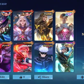 Mobile Legends: Bang Bang Accounts Collector Global|130H 470S|Mega|Legend Miya|Legend Lunox|Dawning Lancelot|11.11