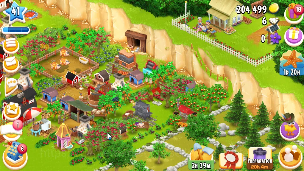 Hay Day Accounts Level 41 | Barn Storage 1100 + Silo Storage 625 | 204k Coins, 6 Diamonds |CN ON|Log Supercell ID|Take 2