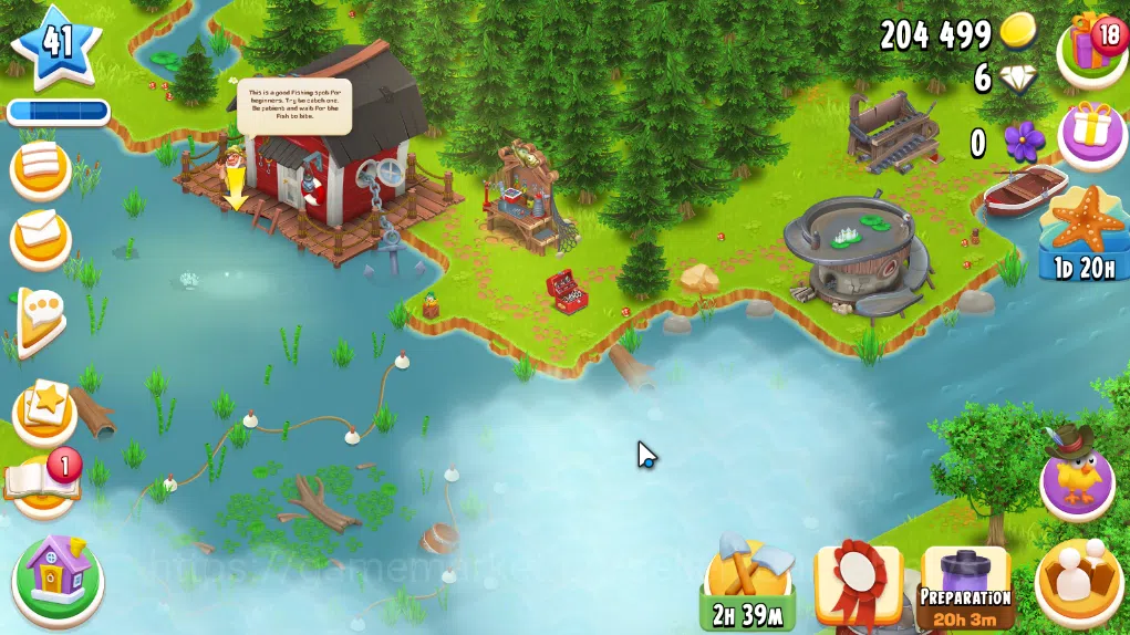 Hay Day Accounts Level 41 | Barn Storage 1100 + Silo Storage 625 | 204k Coins, 6 Diamonds |CN ON|Log Supercell ID|Take 5