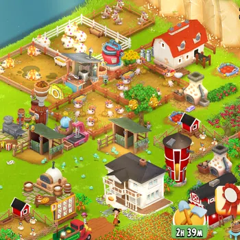 Hay Day Accounts Level 41 | Barn Storage 1100 + Silo Storage 625 | 204k Coins, 6 Diamonds |CN ON|Log Supercell ID|Take