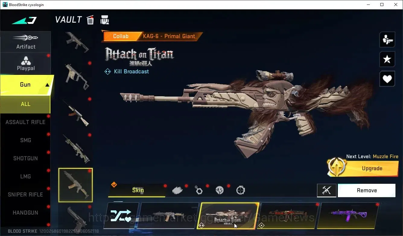 Blood Strike Accounts America|Eternal DEagel Scorpius|Collab TR [FN2000, image 11