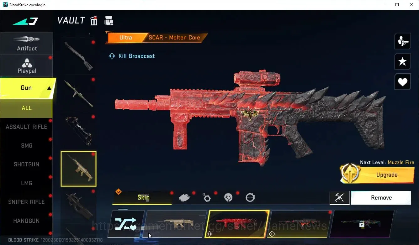 Blood Strike Accounts America|Eternal DEagel Scorpius|Collab TR [FN2000, image 14
