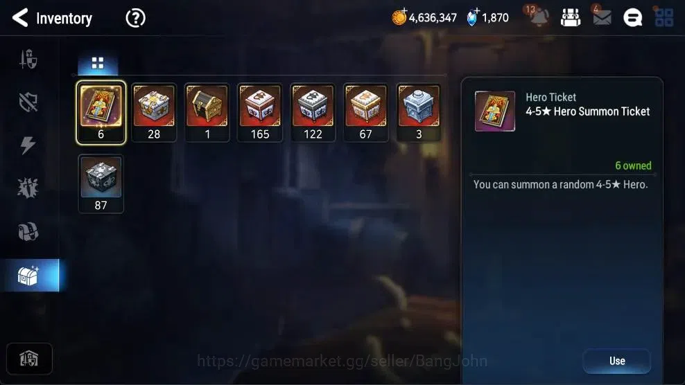 Epic Seven Accounts Starter Global Unverif | 2 ML(LOTScales,AVildred)|PoH+Bless ON|SS 1.8K|Gold 4.6M|Stigma 37K| |Log 14