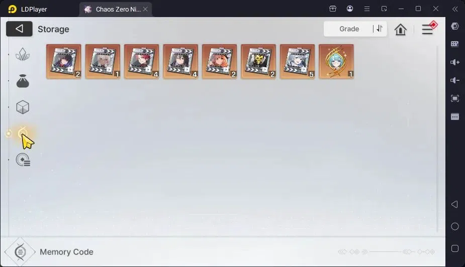 Chaos Zero Nightmare Accounts ASIA | Lv.58| 18 SSR ChizuruEM1,HeidemarieEM2,RitaEM3,SerenielEM4,YukiEM1,HugoEM1,Mei LinEM1 6