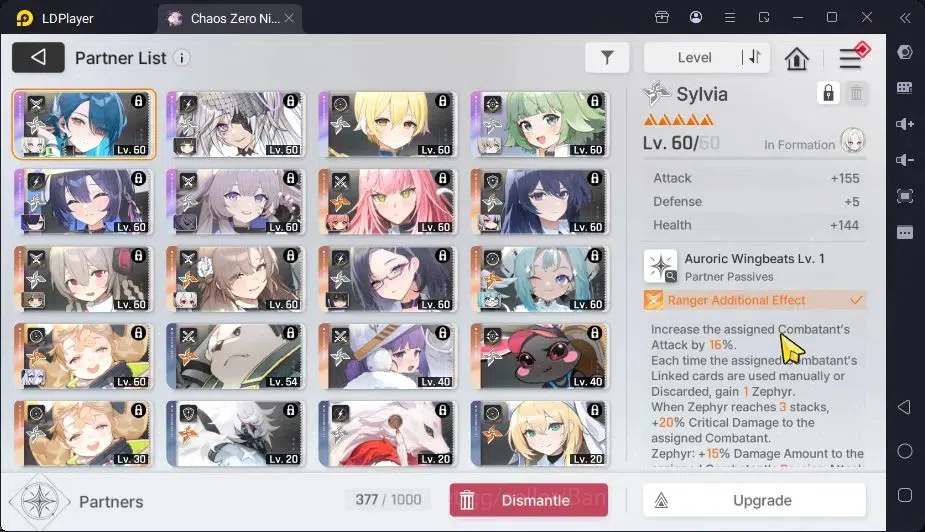 Chaos Zero Nightmare Accounts ASIA | Lv.58| 18 SSR ChizuruEM1,HeidemarieEM2,RitaEM3,SerenielEM4,YukiEM1,HugoEM1,Mei LinEM1 8