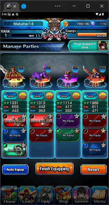 Grand Summoners Accounts Others GLOBAL|7 Ascend|Touma Kamijo,Miyu,Illya,SS Liza,Diablo,Long,Charlote,etc|check SS|GS166B 4