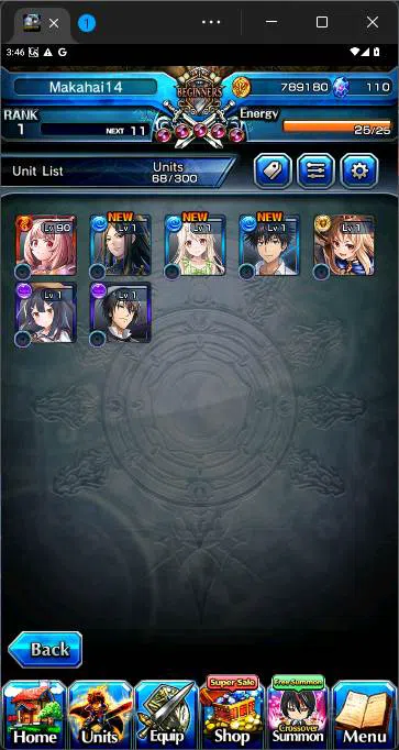 Grand Summoners Accounts Others GLOBAL|7 Ascend|Touma Kamijo,Miyu,Illya,SS Liza,Diablo,Long,Charlote,etc|check SS|GS166B 5