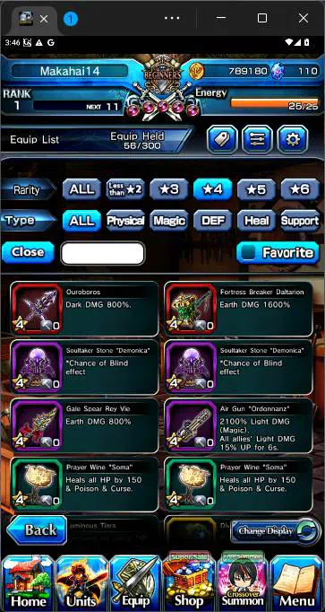 Grand Summoners Accounts Others GLOBAL|7 Ascend|Touma Kamijo,Miyu,Illya,SS Liza,Diablo,Long,Charlote,etc|check SS|GS166B 7