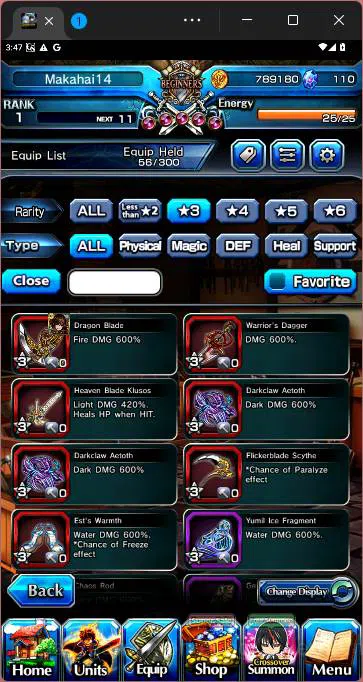 Grand Summoners Accounts Others GLOBAL|7 Ascend|Touma Kamijo,Miyu,Illya,SS Liza,Diablo,Long,Charlote,etc|check SS|GS166B 8