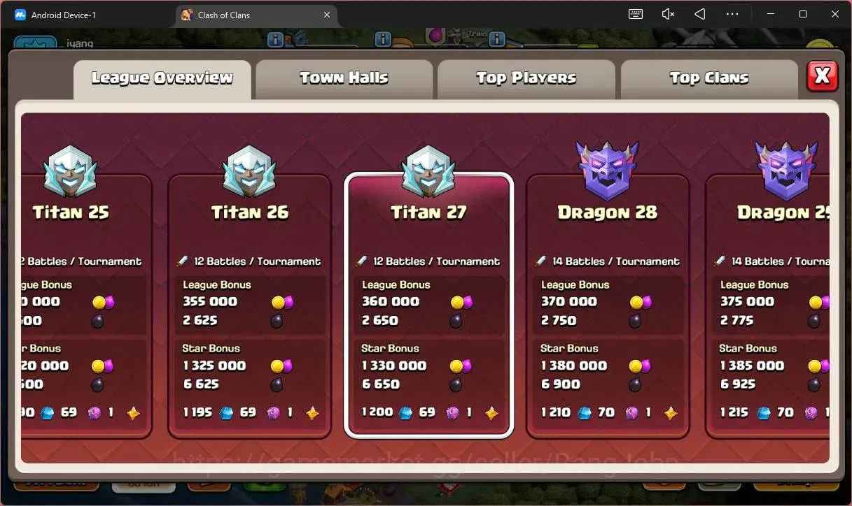 Clash of Clans Accounts Global |TH18–BH10|LVL 203|HH 12|BK52,AQ58,MP41,GW4 image 8