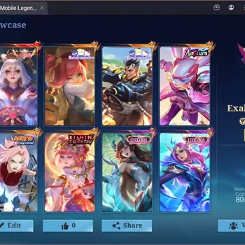 Mobile Legends: Bang Bang Accounts Collector Global|327S|Exalted|Legend Lunox,Sanrio Chang'e,Sanrio Claude,PRime