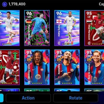 eFootball Accounts Legends & Iconic Players Mobile|PW 3123|Jude Bellingham BigT,Kevin De Bruyne ShowT,Ono Shinji Epic,Carles