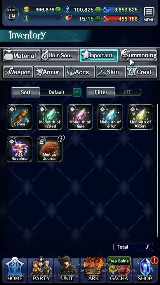 Last Cloudia Accounts Mid‑Game GLOBAL|Rank 19|100k Crystal|Collab BraveFrontier (G Tilith,FG Vargas)+(G Lilaha,Famille,Kanon 11