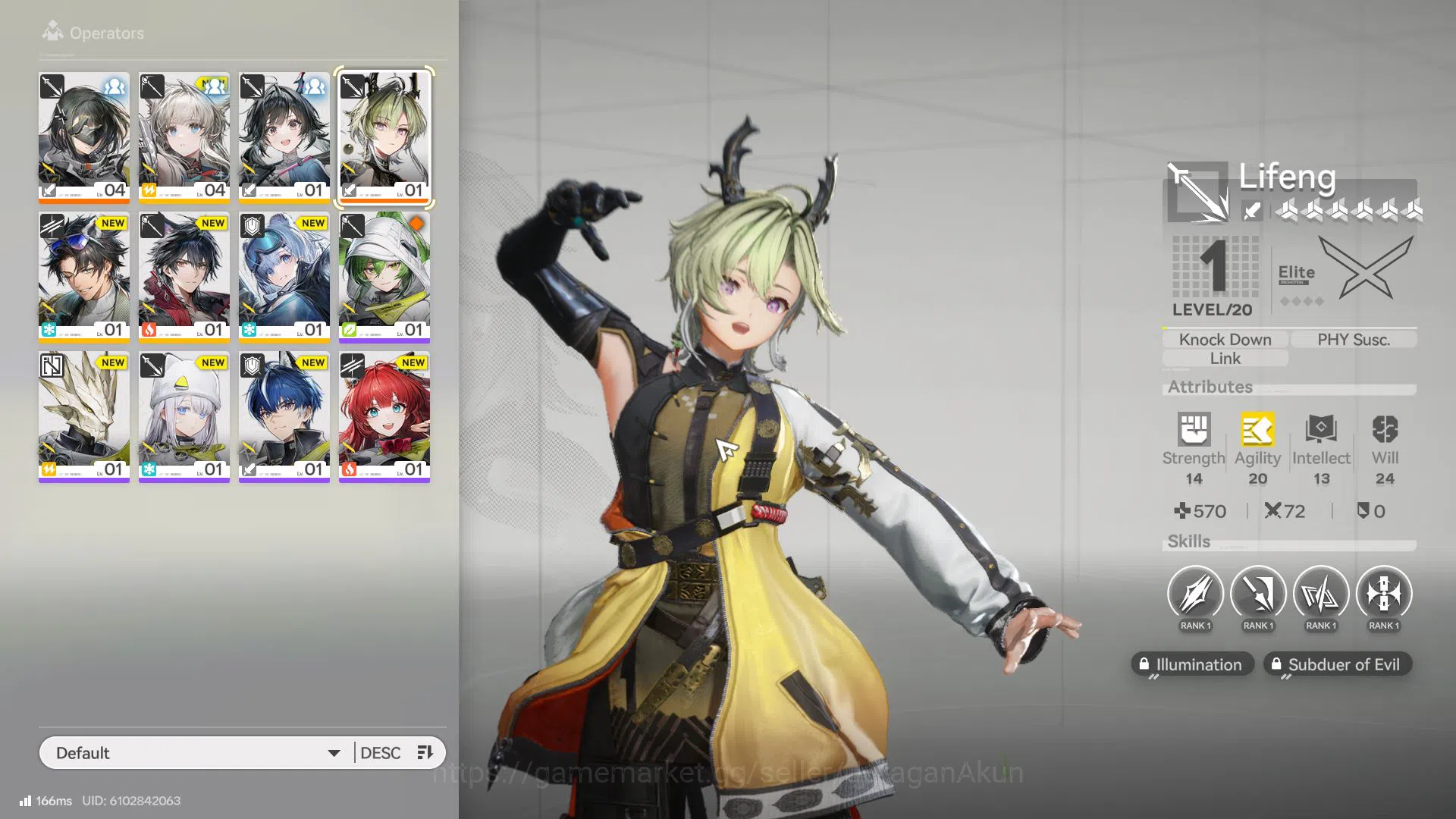 Arknights: Endfield Accounts NA/EU LVL 2 | Fresh Starter + Lifeng + 5 SR Character |Skip Tutorial| GrypLink| (END847) 2