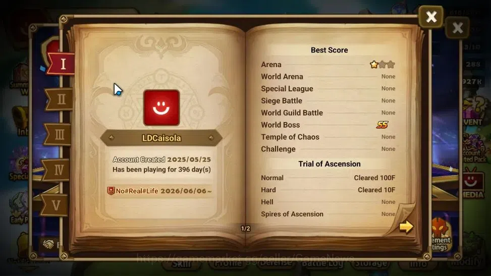 Summoners War: Sky Arena Accounts EUROPE Lv 100|2 LD[Vivachel,Nephthys]|28 Total NB5 image 4