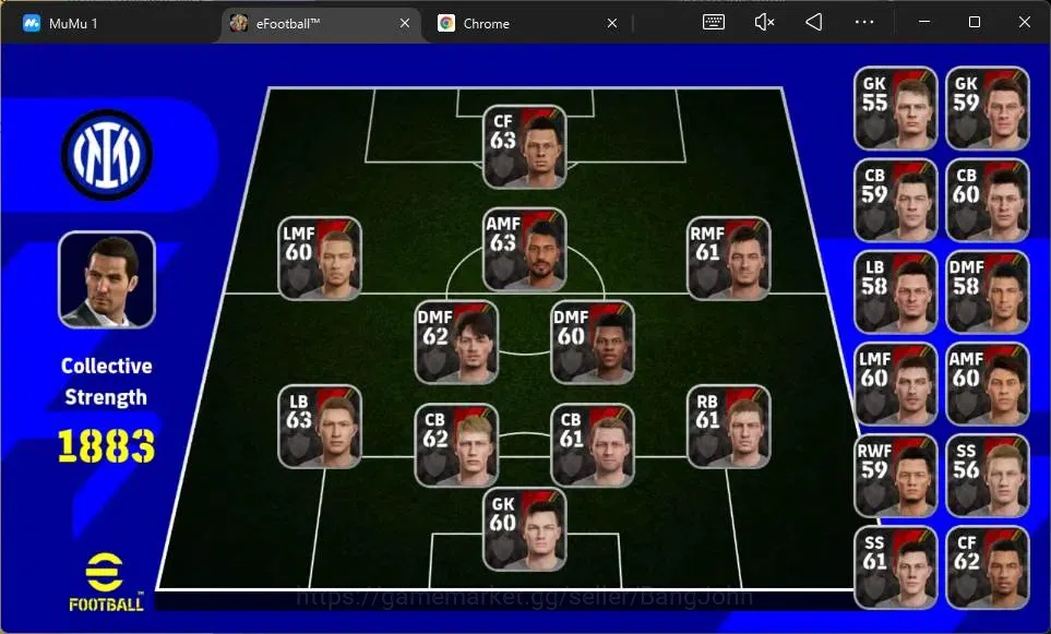 eFootball Accounts Mobile|PW 1883| Starter |Bigtime Bergson|Showtime image 1
