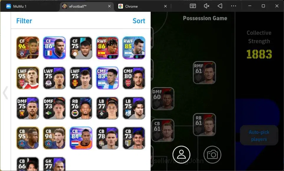 eFootball Accounts Mobile|PW 1883| Starter |Bigtime Bergson|Showtime image 2