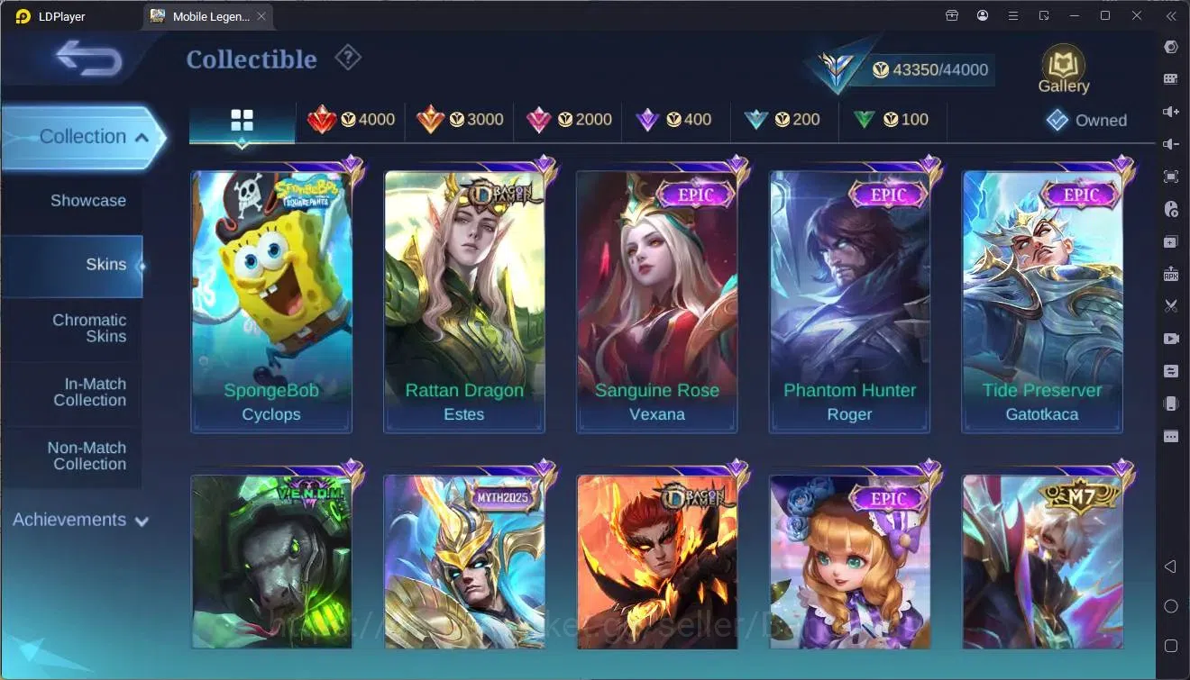 Mobile Legends: Bang Bang Accounts Global|Hero 95|Skin 171|Expert|Prime Granger|KOF K image 12