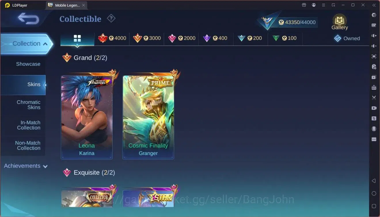 Mobile Legends: Bang Bang Accounts Global|Hero 95|Skin 171|Expert|Prime Granger|KOF K image 16