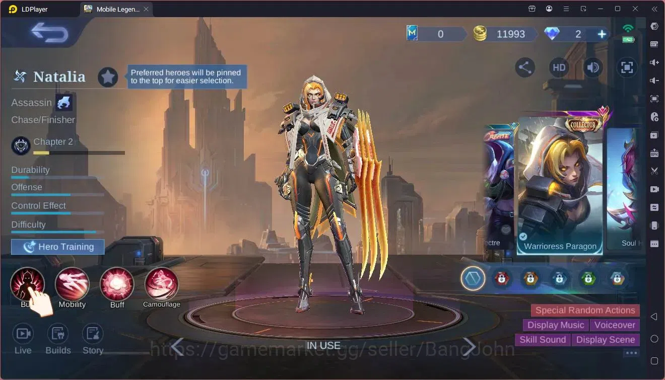 Mobile Legends: Bang Bang Accounts Global|Hero 95|Skin 171|Expert|Prime Granger|KOF K image 6