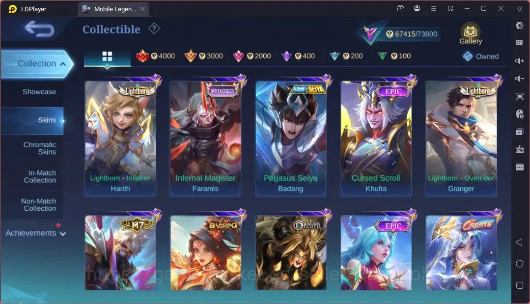 Mobile Legends: Bang Bang Accounts Global |Hero 132|Skin 314|Renowned|KOF Karina|CC N image 14
