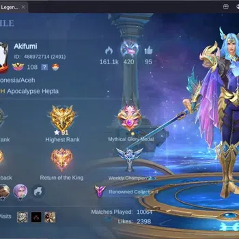Mobile Legends: Bang Bang Collector Global |Hero 132|Skin 314|Renowned|KOF Karina|CC N image 1