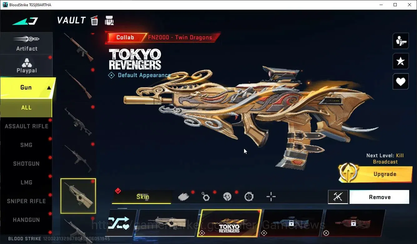 Blood Strike Accounts ASIA|ETERNAL Lv3 AK47,DeAgle+MELEE BFknife,Sword,C image 17