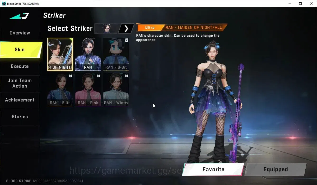 Blood Strike Accounts ASIA|ETERNAL Lv3 AK47,DeAgle+MELEE BFknife,Sword,C image 5